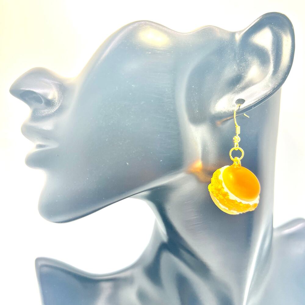 Chicken Sandwich Earrings - KFC Earrings - Food Earrings - Fried Chicken Earring - Picture 9 of 10